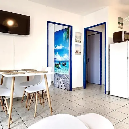 Apartment Charmant T2 Avec Wifi Parking Piscine Tennis Proche Plage Et Port Saint-Cyprien (Pyrenees-Orientales)